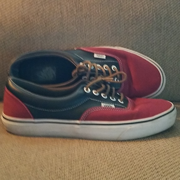 Leather and canvas Vans 10.5 - Picture 4 of 4